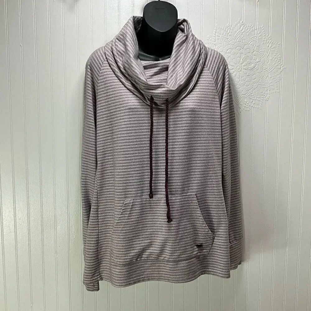 FADE By BKE Cowl Neck Long Sleeve Shirt